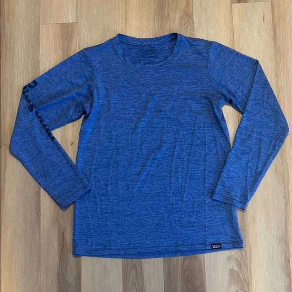 Patagonia Blue Long Sleeve Shirt